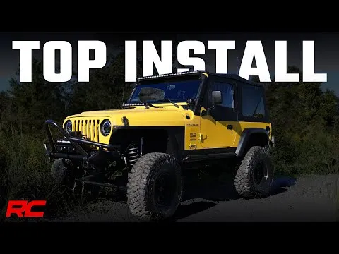 Soft Top - Replacement - Black - Full Doors - Jeep Wrangler TJ (97-06)