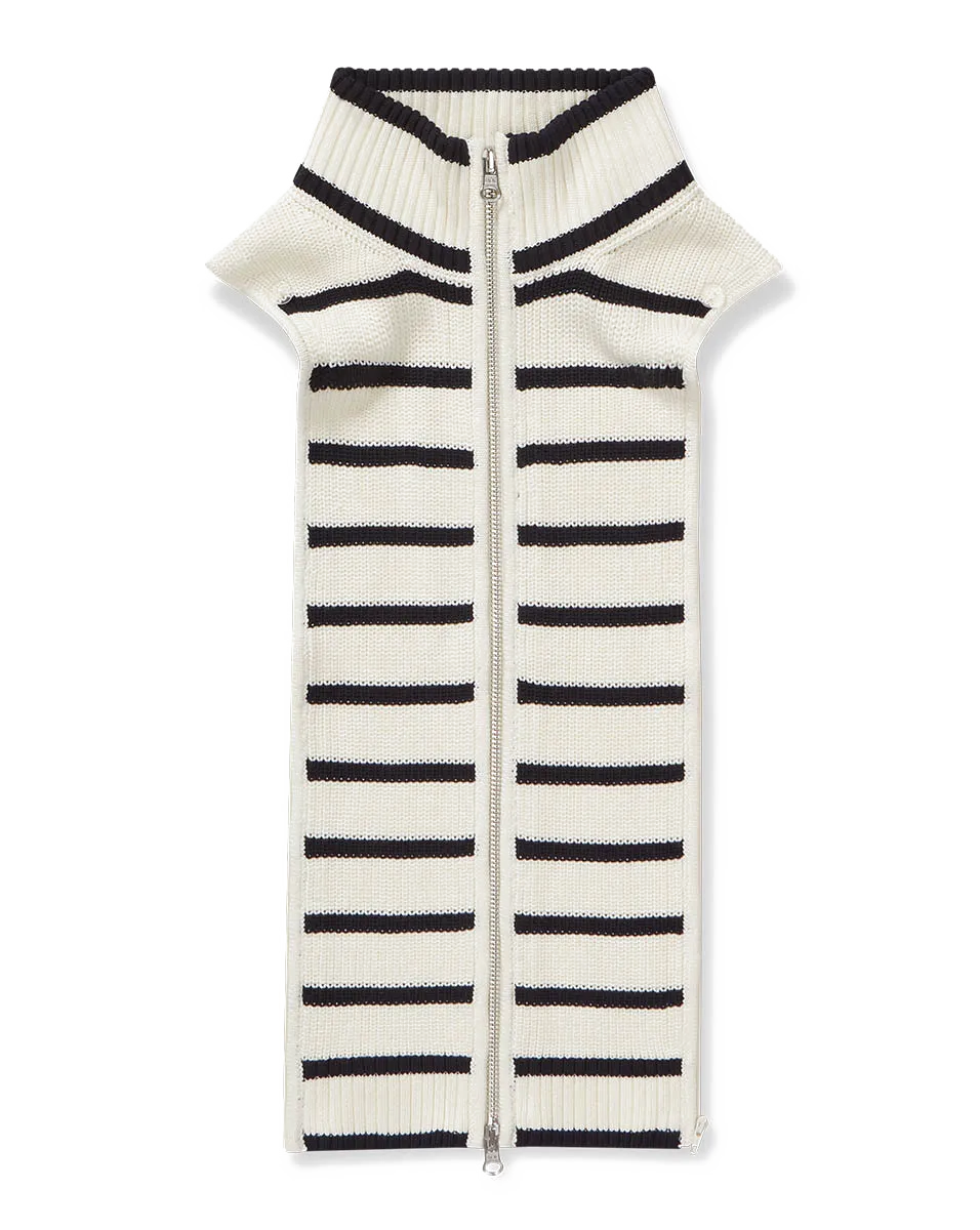 Tempest Striped Knit Dickey