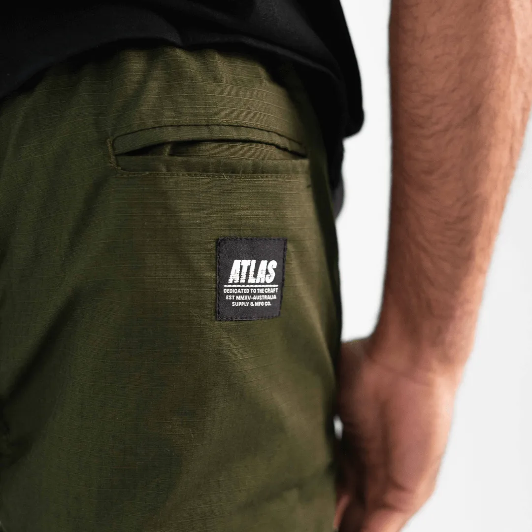 The Atlas Brand - 'Street' Ripstop Pants - Mil. Green