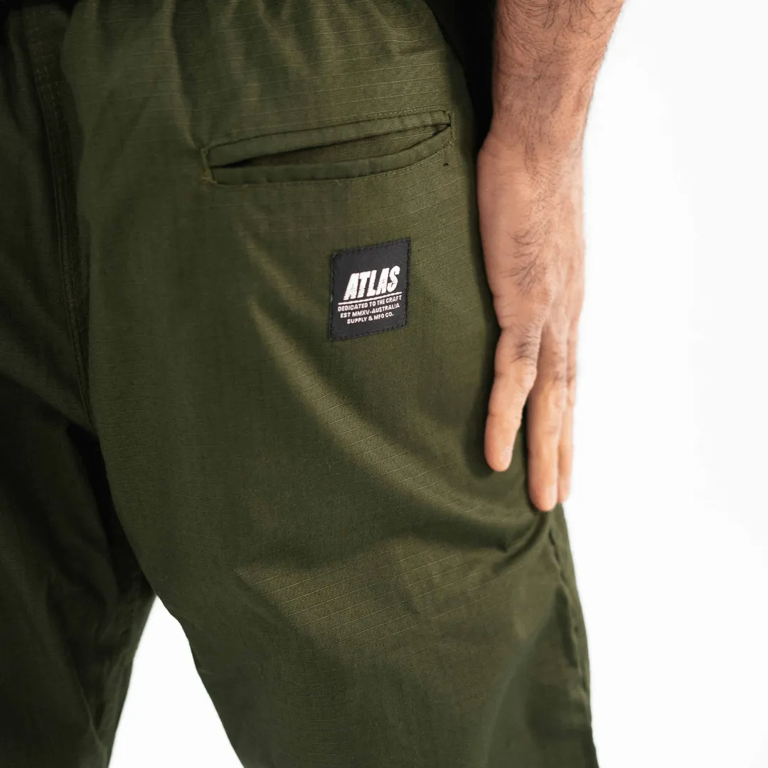 The Atlas Brand - 'Street' Ripstop Pants - Mil. Green