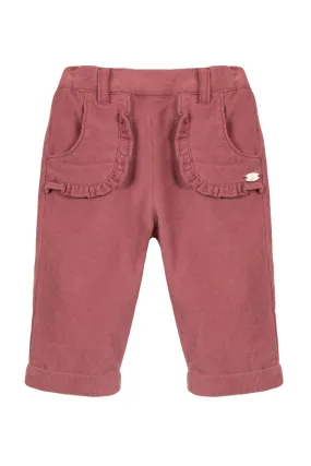 Trousers - Antique pink corduroy