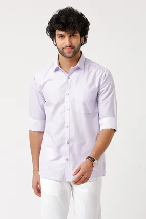 Tuscany - Light Purple Formal Shirts for Men | Ariser