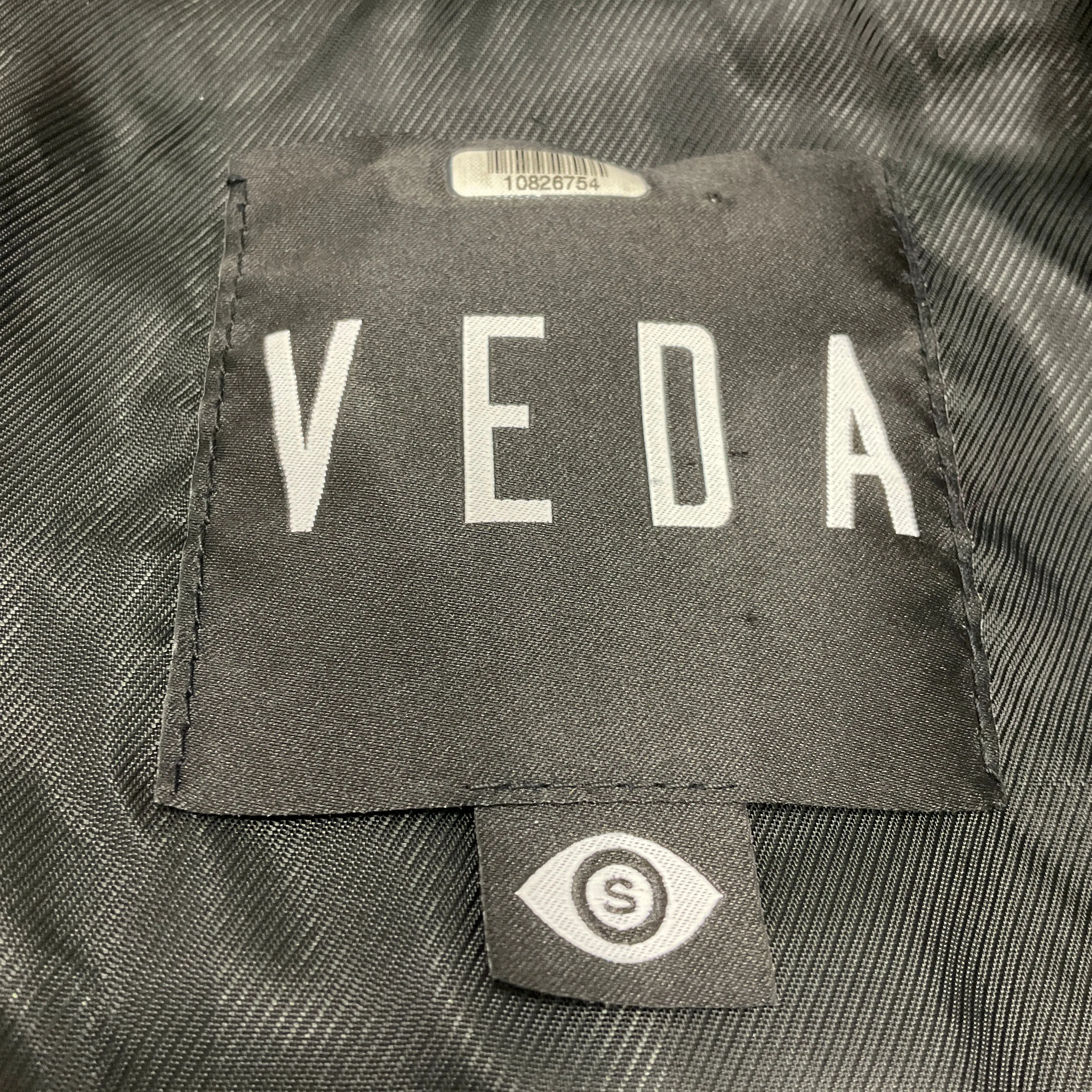 Veda Taupe Metallic Moto Zip Leather Jacket