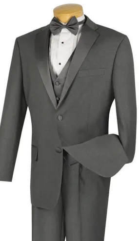 Vinci Men Tuxedo 4TV-1-Gray