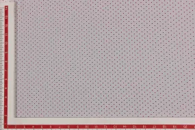 White & Pink Printed Crepe Fabric